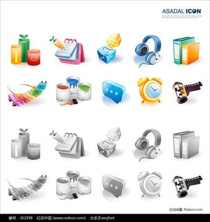 辦公自動化利器 計算機網(wǎng)絡系統(tǒng)中的計算機與數(shù)碼設備矢量圖